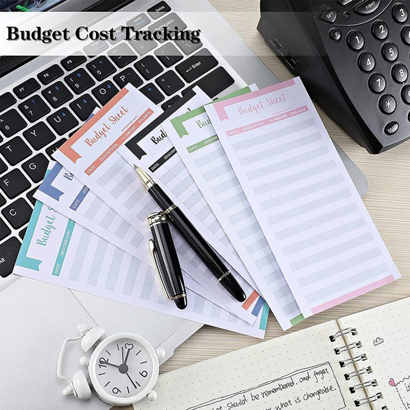 A6 Budget Binder Set - 28pcs Leather Ring Binder Notebook