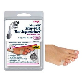 PediFix Visco Gel Stay Put Toe Separators P26-L