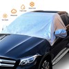 ZHSX Car Windscreen Cover Frost Guard with Anti-scratch Elastic Hooks