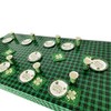 Gatherfun St Patrick's Day Party Supplies Green Shamrocks Green Plaid