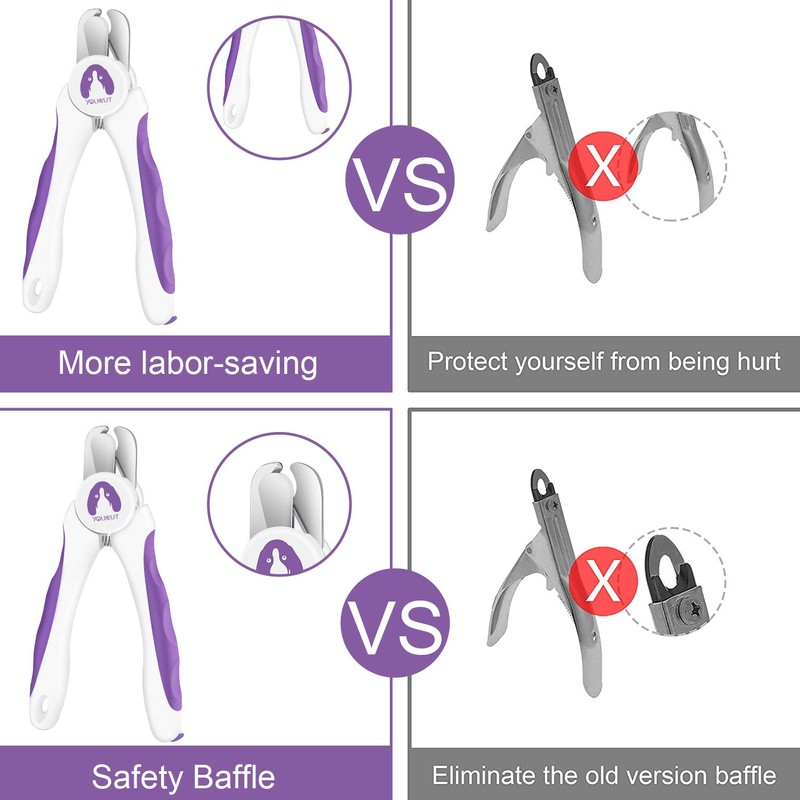 YouCut Dog Nail Clippers and Trimmers,Professional Grooming Tool with Safety