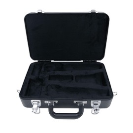TUOREN Clarinet Case Sturdy ABS Plastic Portable Protective Storage Bag Box for Clarinet Players