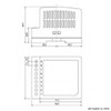 MEAN WELL DR-4512 AC-DC Conv, DIN Rail, 1 O/P, 42W,