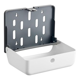 Mini C-Fold Multifold Paper Towel Dispenser, Wall Mount, White, 10.7W x 4D x 8.1H inches, 400 Sheet Capacity