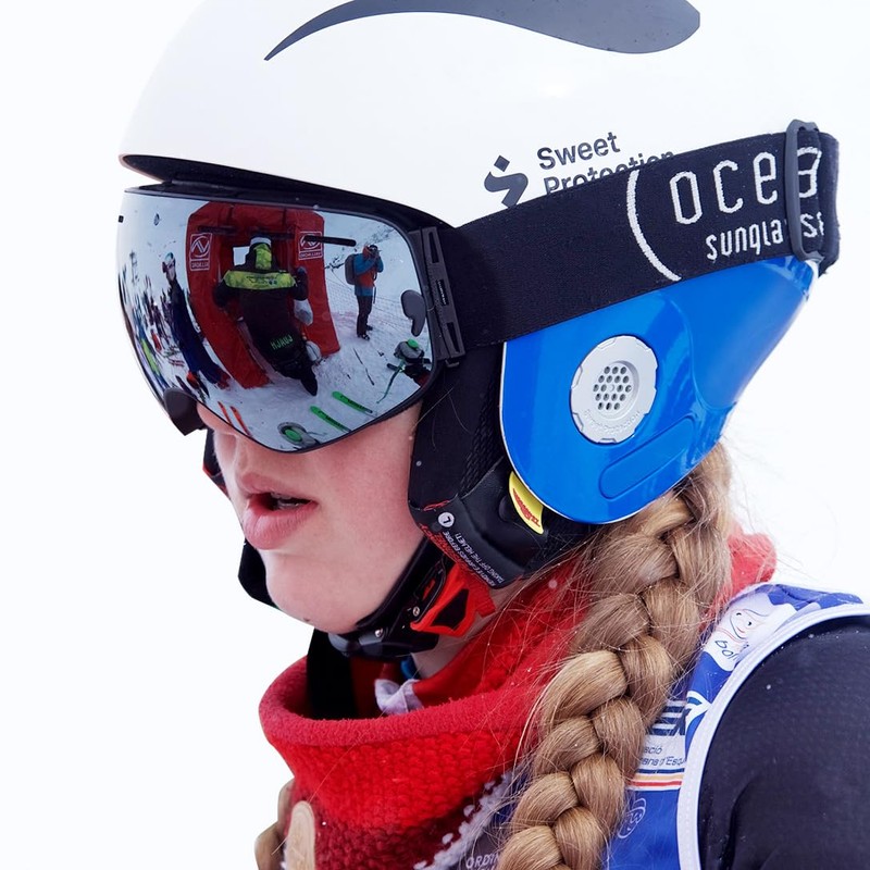 [オーシャン] スノー ゴーグル ユニセックス [ CERVINO ] デュアルレンズ UVカット 曇り止め加工