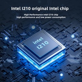 Bucaoz Gigabit Single Port SFP Fiber Optic Network Card,with Intel I210 Chip PCIe X1 Ethernet Converged Network Adapter(with a Piece Multi Mode Optical Module) Support Windows Server/Linux/VMware