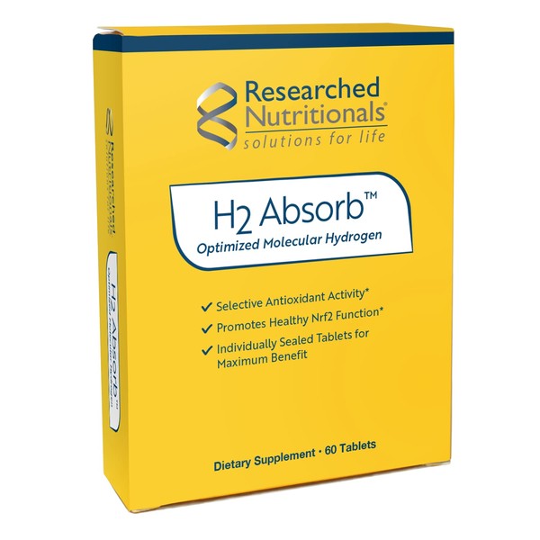Researched Nutritionals H2 Absorb Molecular Hydrogen Tablets - Instant Hydrogenated