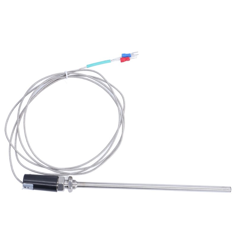 K Type Thermocouple Shielded Wire Temperature Sensor Probe 0‑800℃ 200mm