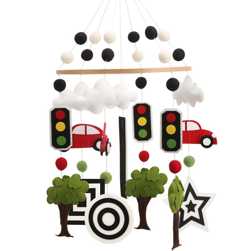 High Contrast Mobile - Black and White Crib Mobile for