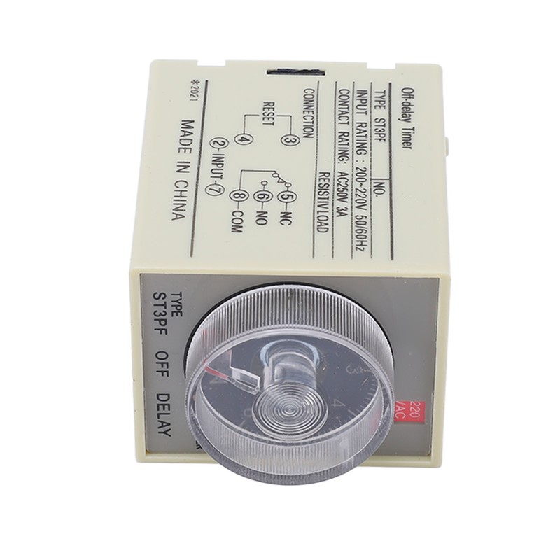 BERM Power Off Delay Relay Knob Control Timing Timer High
