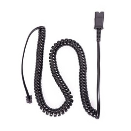 INNOTALK Headset Adapter, U10P, 27190-01, for Most Desk Phone RJ9 Modular Port, for Plantronics Quick Disconnect Headset