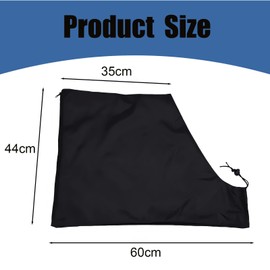 RTRTGS 1 x Waterproof Oxford Leaf Blower Bag with Zip Replacement Collection Bag for Garden Lawn Leaf Vacuum and Leaf Blower