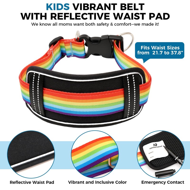 Waist Leash Harness with Soft Cushion for Autism Special Needs