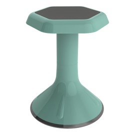 Learniture Backless Active Learning Stool for Office Desks and Classrooms, Active Learning Wobble Chair with Rocking Motion, 18" H, Seafoam