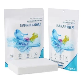 Veraly 50 Hojas Tabletas Lavandería Anti Manchas Absorción Colores