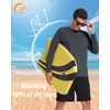 Rashguard Shirts for Men Long Sleeve UPF 50+ Sun Protection