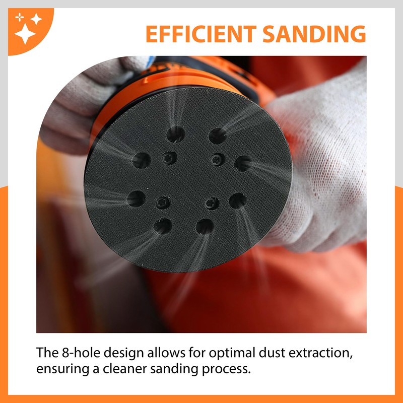 5-Inch Sander Replacement Pad, Universal Hook and Loop Orbital Sander