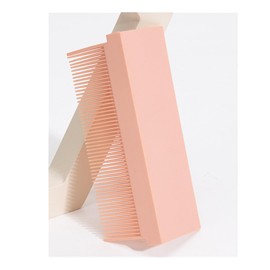 Flat Iron Comb Attachment, Removable Hair Straightener Comb, The Comb for Flat Iron for Black Hair, Professional or Home Use Compact Straightening Comb Styling Tool (Pink)