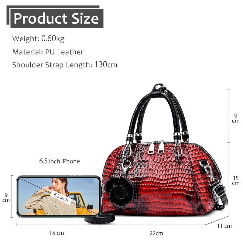 FORRICA L-FM, red, Handbag