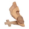 Easter Scene Decoration Handcrafted Wooden Empty Tomb Cross Decoration for