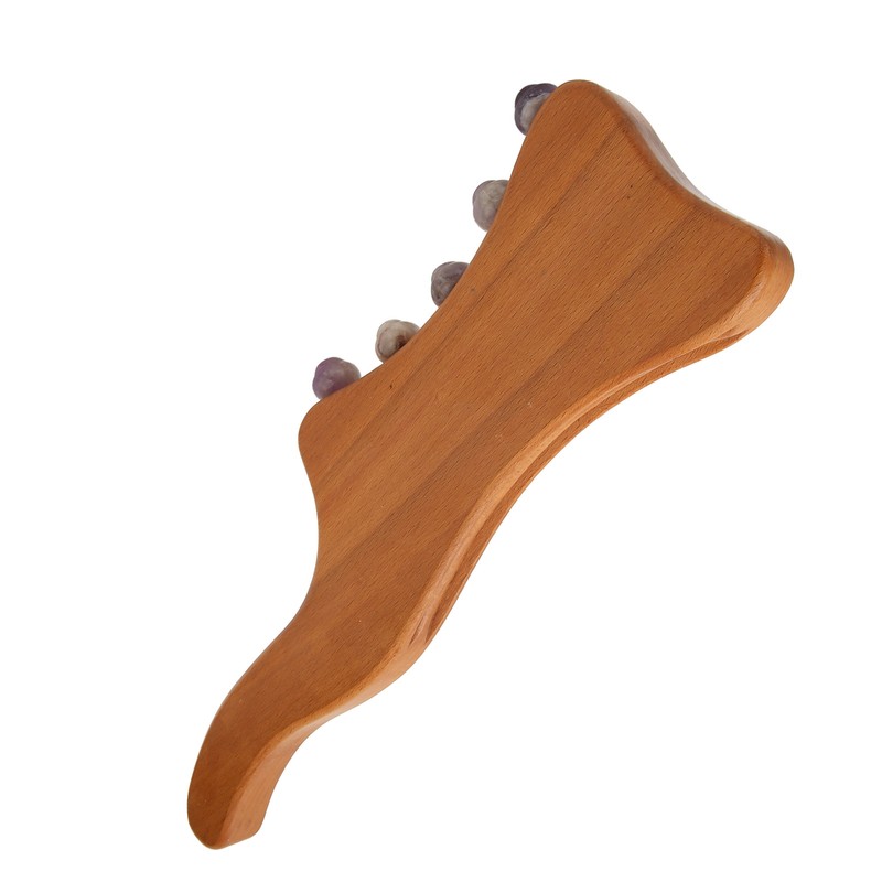 Scraping Massage Stick Wooden Household Relieve Fatigue Relaxation Massage Stick