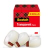 Scotch Transparent Tape, Clear Tape Engineered for Office and Home