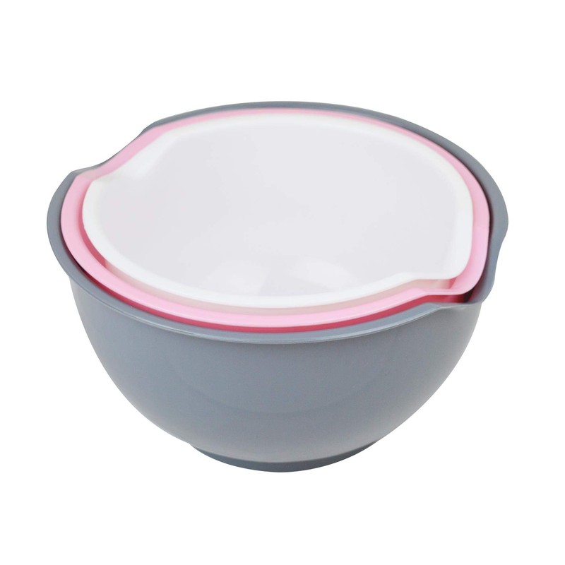 3 Piece Mixing Bowl Set Non-Slip Baking Cooking Food Preparation