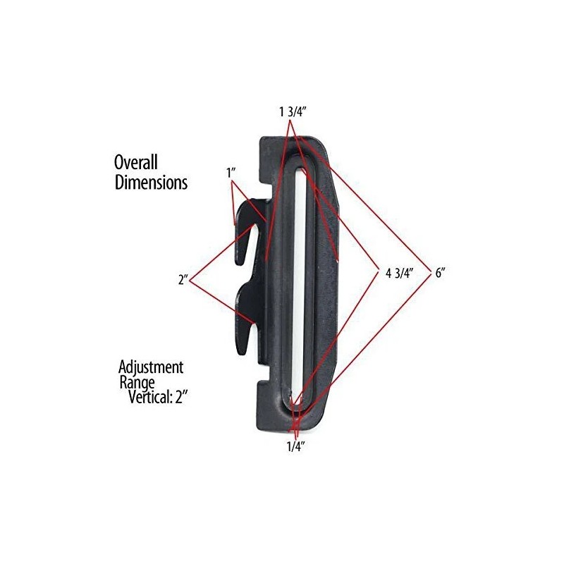 bedCLAW #35 Conversion Hook for Using a Bolt-On Frame with
