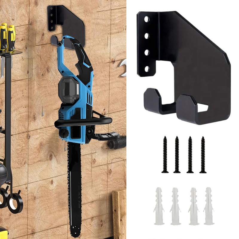 Chainsaw Wall Mount Holder | Heavy Duty Garage Organization,Multi Functional