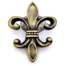 5MOONSUN5's Fleur De Lis Victorian Style Doorbell Victorian Antique Style Cast Iron Handcrafted Door Knocker Decorative Hardware for Doors
