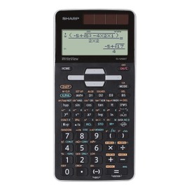 Sharp EL-W506T Scientific Calculator with 4 Line Display, WriteView, D.A.L. Input, Black