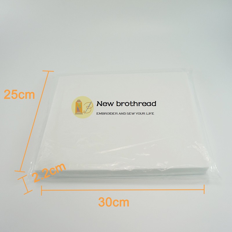 New brothread Peel Off Embroidery Stabilizer Paper 10"x12" 100 Sheets