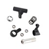 RC Steering Assembly Black High Strength Shock Absorption Steering Link