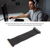 PCIE 4.0 X16 Extender 180 Degree 26GB/s 11.8 Inch Shielded
