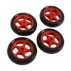 MOTO4U Motorcycle Stand Wheels Replacement for Front Lift Stand Rear