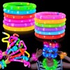  Kannove LED Glow Sticks Pop Tubes Pack: Light-up Party Favors for Kids 4-8-12, Perfect Easter Basket Goodie Bag Stuffer Fillers, Glow Party Favors Birthday Return Gifts, Treats, and Prizes for Boys and Girls