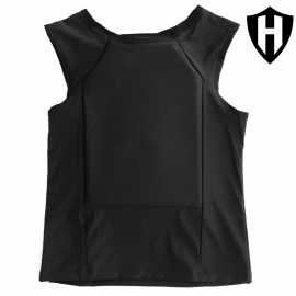 Hudi's Tactical Black Bulletproof concealable T-shirt Body Armor NIJ Level IIIA 3A - Test video - Large
