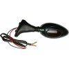 Emgo Ducati Style Lighted Turn Signal Sport Bike Fairing Mirrors,
