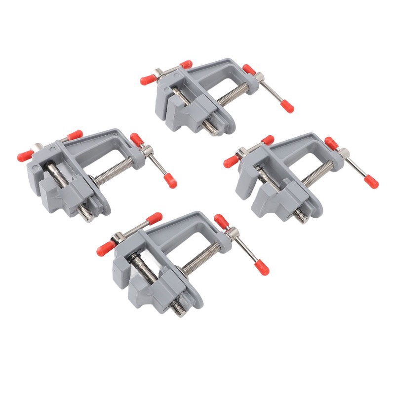 4PCS Portable Mini Table Clamp Aluminum Alloy Mini Bench Vice