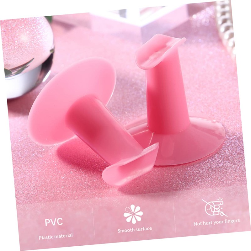 GLEAVI 10pcs Finger Support Holders for Nail Art Ergonomic Nail