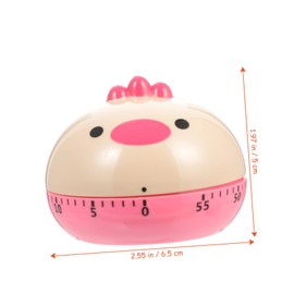 Alipis 2pcs Cooking Reminder Kitchen Mechanical Timer Countdown 60min Alarm for Cooking Baking Study Work