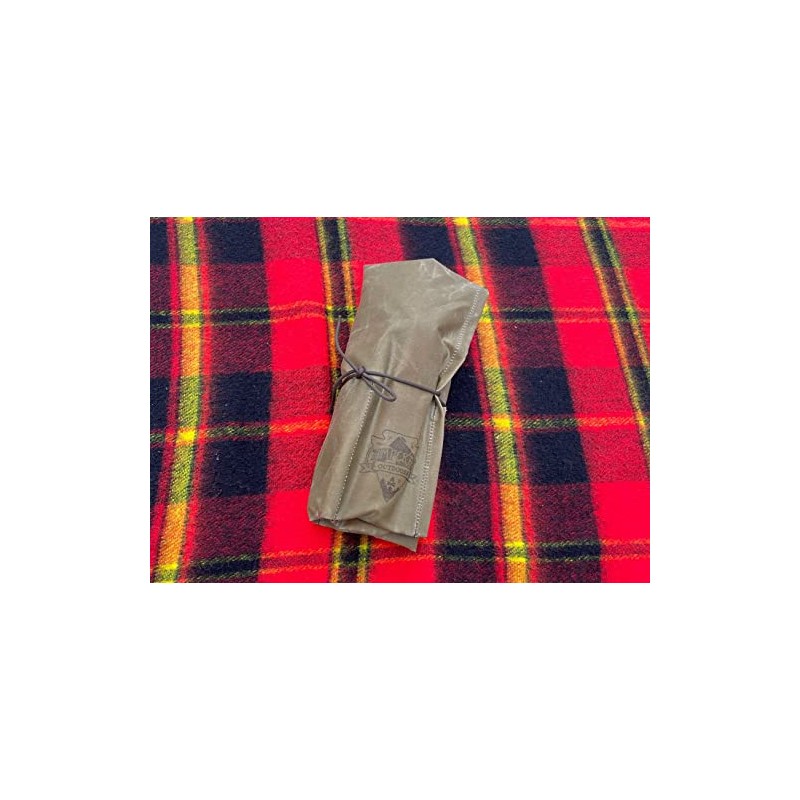 Bushcraft Knife Roll, Waxed Canvas Knife Roll, Tool Roll, Ferrier