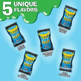 TOXIC WASTE - Hazardously Sour Candy Blue Drum - Blue Lemonade, Cotton Candy, Blutti Frutti, Concord Grape, & Umeboshi Flavors - 1.48 oz. Drums - 3-Pack