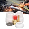 6PCS Welding Torch Adapter Kit Copper PTFE Standard Size TIG
