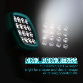 Digital Handheld Stroboscope Measuring 60-99999 RPM Non Contact Strobe Tachometer, High Accuracy 0.001% Rechargeable LED Flash Strobe Tachometer, Color LCD Display for Printing Spinning Gear -DT100B