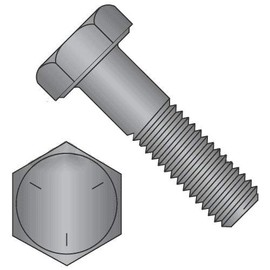 Newport Fasteners Hex Bolts, Grade 5 Plain Finish, 9/16"-18 x 1 1/2" (Quantity: 25 pcs) Fully Threaded UNF Thread (Thread Size: 9/16") x (Length: 1 1/2")