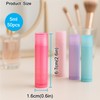 50Pcs Red Plastic Lipstick Containers with Caps 5g Empty Lip