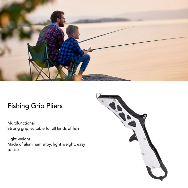 Fishing Grip Pliers Aluminum Alloy Fish Controller Plier Lip Grip