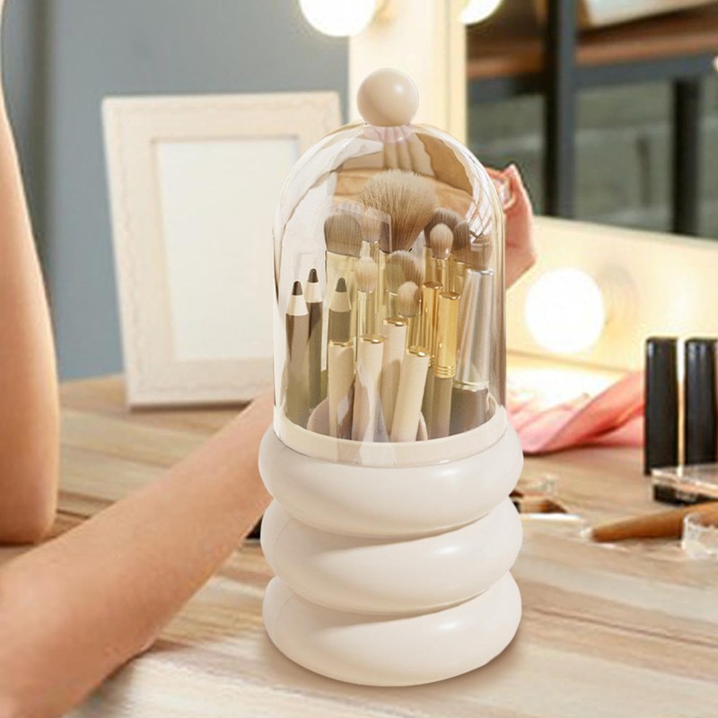 Rotating Makeup Organizer | Skincare Holder 360 Rotating Cosmetics Organizer,Vanity