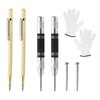 ZMDMAH Pack of 2 Automatic Spikes & 2 Scribing Needles,